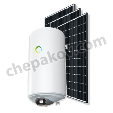 80l соларна система за топла вода с фотоволтаици