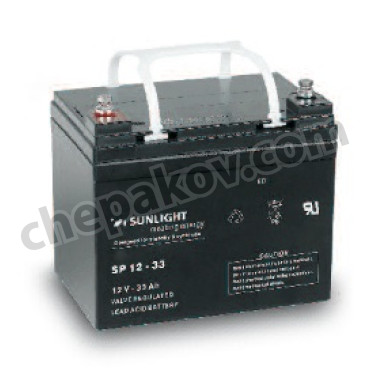 33Ah 12V VRLA AGM Sunlight SPb Battery